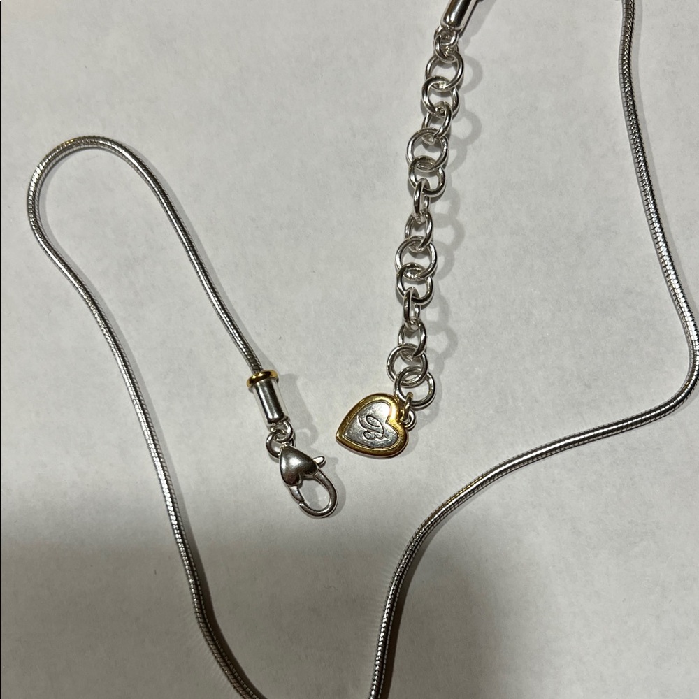 Brighton Silver and Gold Charm Necklace - Picture 4 of 4